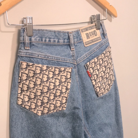 Vintage Dior Rego Reworked High-rise High Waisted Jeans - Picture 5 of 13